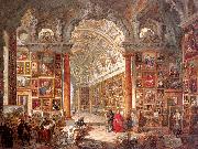 Panini, Giovanni Paolo Interior of a Picture Gallery with the Collection of Cardinal Gonzaga USA oil painting reproduction